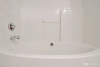Huge soaking tub in Master suite