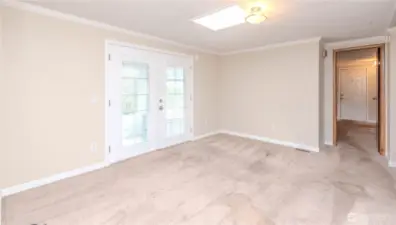 Den/Bonus area next to sunroom,