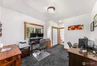 Primary bedroom #2 is currently used as an office