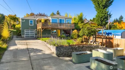 Lots of off street parking, plus attached garage