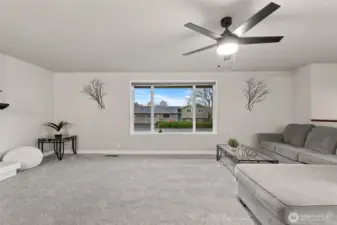 Lots of natural light.