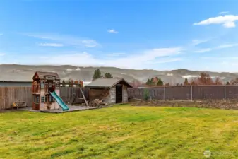 Play set, chicken coop