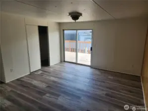 Primary bedroom with its own deck entrance