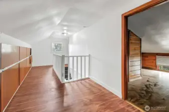 new flooring and hallway has tons of storage, see bonus room