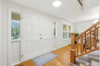 Grand double door entry will make moving in so much easier!