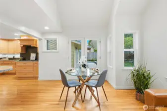 Room for a dinette table or whatever you desire!