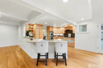 The connected spaces are amazing in this home!