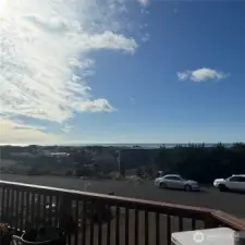 Your view of the Pacific ocean from your upper deck