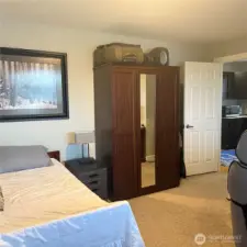 Another bedroom or hang out area downstairs.