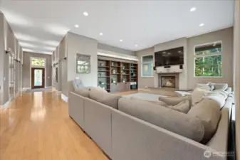 Entrance and Living Room