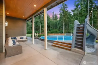 Patio and Pool