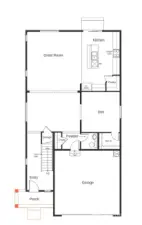 Artist Rendering Main Floor.