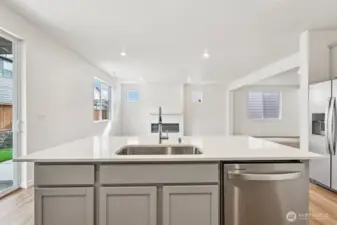 Photo is of a 2605 plan in another KB Home location; options and colors may vary based on your selections and may include options and features that are not reflected in the list price. Depictions of home, layout, location or other features/options, colors and color scheme, materials, fixtures, etc. are for showing purposes only and may not be included in the purchase price and availability may vary.