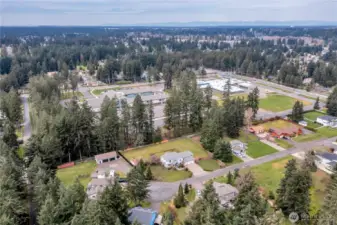 Backs to the new Naches Elementary