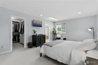 Master Bedroom with Walk-in Closet and Full Bathroom
