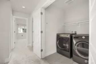 upstairs laundry room