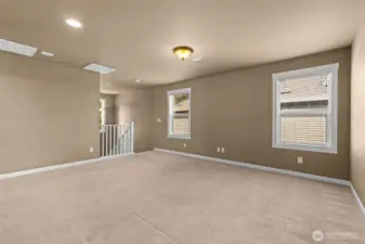 Large Bonus / family room...Second living area to accomadate everyone.