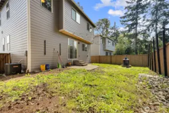 One of the bigger backyard in the neighborhood.