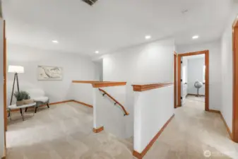 Little loft area just upstairs
