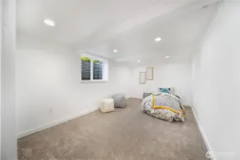 Bedroom 3 located on the lower leveel with great lighting and a generous size for furnishings.