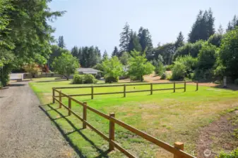 Septic drainfiled area is protected with the fenced area. Remember, this is an additional 2 bedroom septic for your future plans. What a beautiful setting.