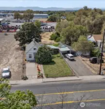 Front aerial view