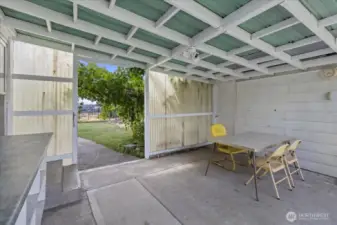Coverd patio