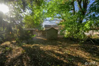 Huge lot with so much potential.