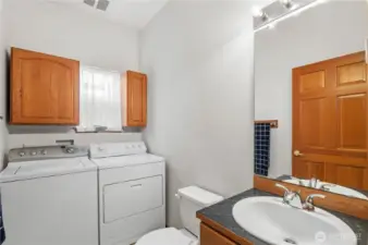 laundry room w/partial bathroom