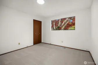 Three bedrooms are all together on the main floor.