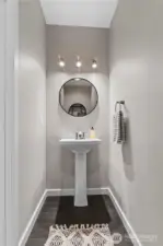 Main floor powder room