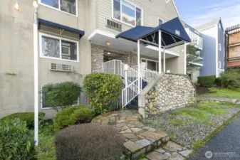 Outside view of building from St Helens.