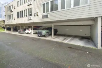 View of carport for parking.