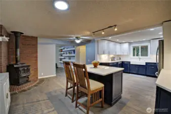 Kitchen from Mud room