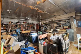 Workshop area located off of the ADU