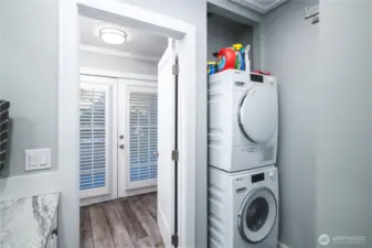 Laundry area