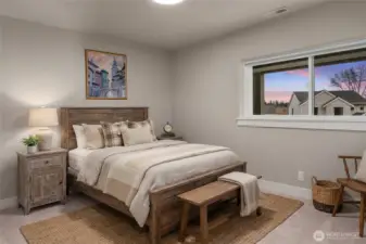 Lower Floor Bedroom 4 of 5 (virtually staged)