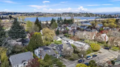 This home, although very close to 520, is on a very quiet block.  The best of both worlds.