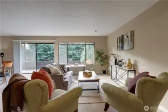 Living room facing south