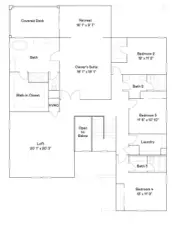 2nd floor - floor plan