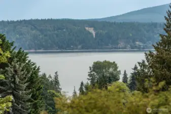 View from kitchen window/back deck.