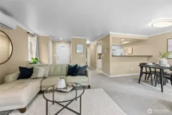 Move in ready! All new carpet and refreshed  paint.