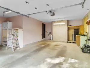 Garage attached to home