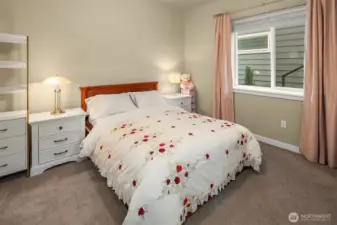 Entry level bedroom.