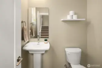 Powder room.