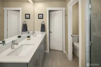 Primary suite bathroom