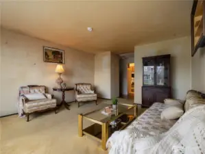 Lots of room to entertain in this bright living room.