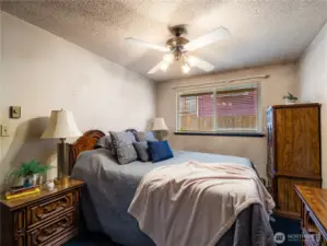 A different angle of the primary bedroom