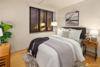 Second bedroom ideal for guests, home office, or flex space.