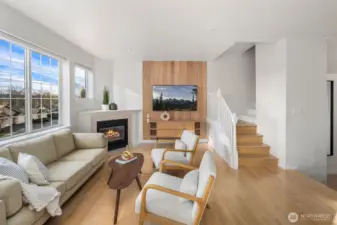 Lots of natural light and partial views